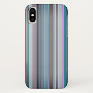 Coque iPhone X Bandes verticales classiques