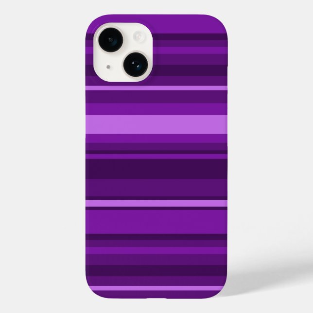 Coques Case-Mate iPhone Bandes violettes (Verso)