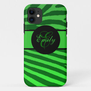 Case-Mate iPhone Case Bandes zèbres vertes iphone personnalisable 5 coqu