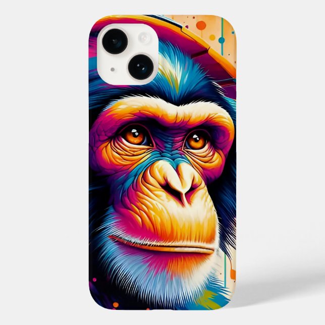 Coques Case-Mate iPhone Banksy DJ Monkey Gorilla Chimp (Verso)
