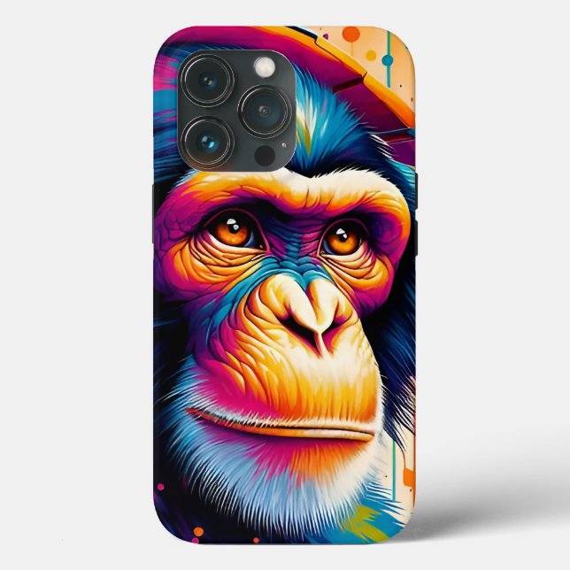 Coques Case-Mate iPhone Banksy DJ Monkey Gorilla Chimp (Verso)