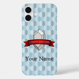 Coque Pour iPhone 16 Plus Bannière I Date Zircons