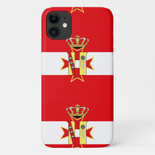 Coque Case-Mate Pour iPhone Bannière rouge blanc Grand-Duché de Toscane