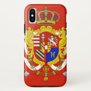 Coque Case-Mate Pour iPhone Bannière rouge blanc Grand-Duché de Toscane