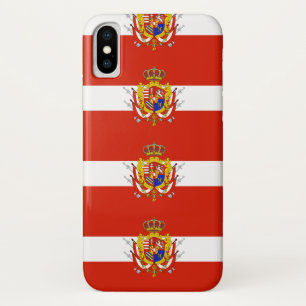 Etui iPhone Case-Mate Bannière rouge blanc Grand-Duché de Toscane