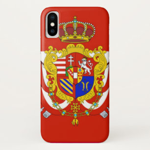 Coques Pour iPhone Bannière rouge blanc Grand-Duché de Toscane
