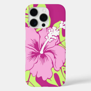 Coque iPhone 16 Pro Banzai Beach Hawaii Hibiscus rose