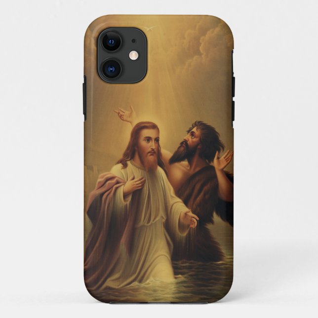 Coques Case-Mate iPhone Baptême de Jésus-Christ (Dos)