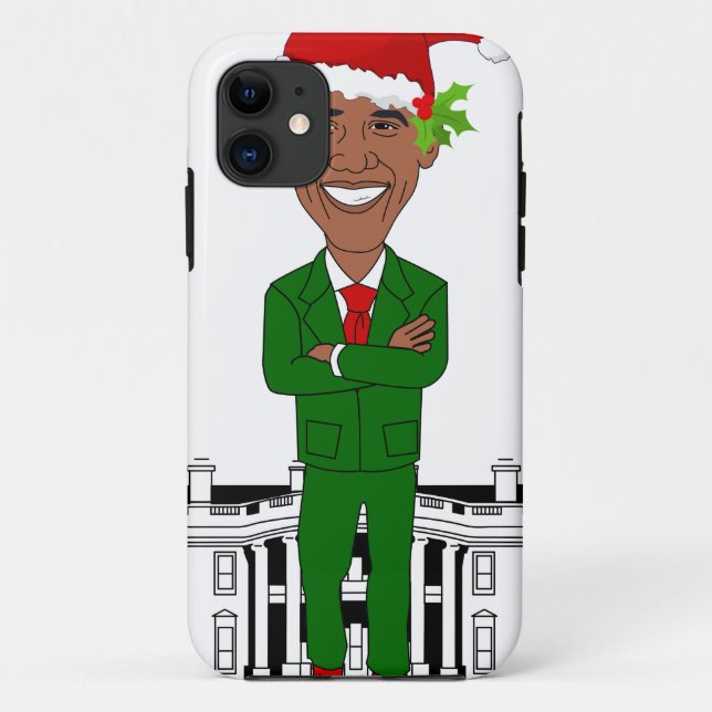 Coques Case-Mate iPhone barack obama santa claus (Dos)