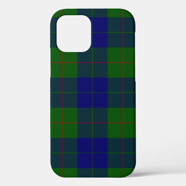 Coques Case-Mate iPhone Barclay tartan bleu vert plaid (Verso)
