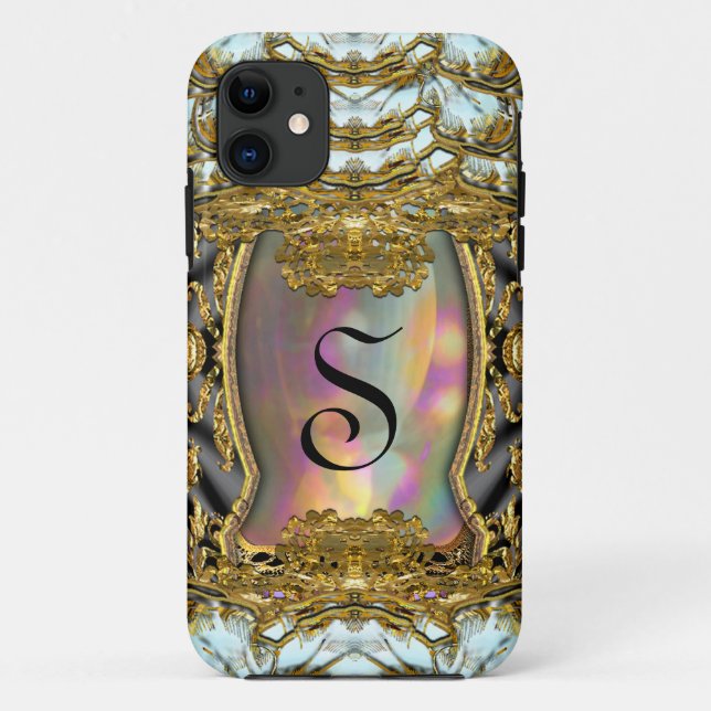 Coques Case-Mate iPhone Barnetcue Dubois II Protective Baroque Monogramme (Dos)