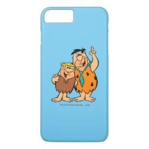 Coque iPhone 7 Plus Barney Rubble et Fred Flintstone