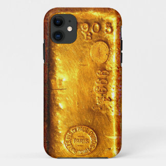 Coque iPhone 11 Barre d'or