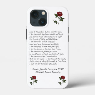 Case-Mate iPhone Case Barrett Browning - Sonnets du Portugais 43
