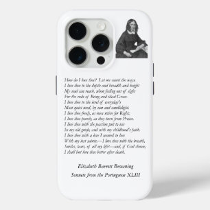 Coque Case-Mate iPhone Barrett Browning - Sonnets du Portugais 43