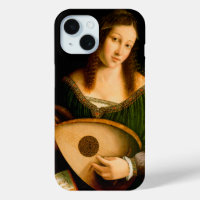 Bartolomeo Veneto Lady Jouer Lute Portrait Art