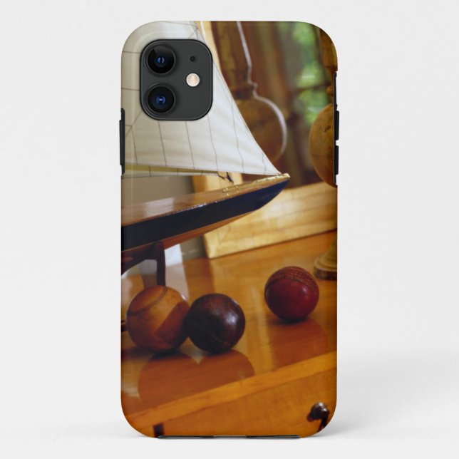 Coques Case-Mate iPhone Base-ball antiques sur un Tableau en un voilier (Dos)