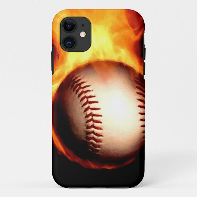 Coques Case-Mate iPhone Base-ball flamboyant (Dos)