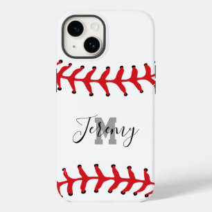 Coque Case-Mate iPhone Base-ball Initial & Nom