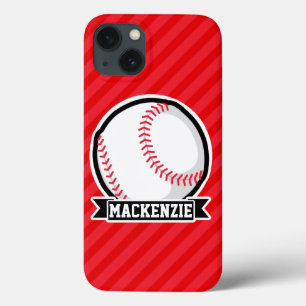 Etui iPhone Case-Mate Base-ball, le base-ball ; Rayures diagonales