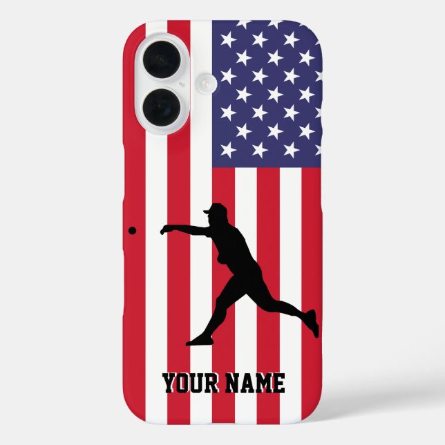 Coques Case-Mate iPhone Baseball américain moderne tendance Personnalisé (Verso)