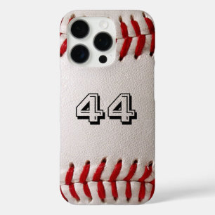 Coque iPhone 16 Pro Baseball avec numéro personnalisable