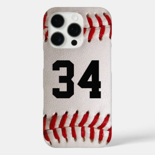 Coque iPhone 16 Pro Baseball avec numéro personnalisable