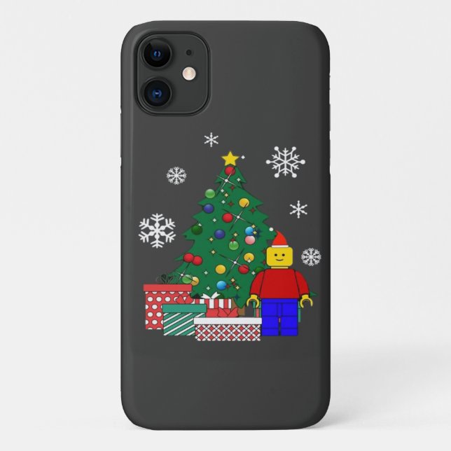 Coques Case-Mate iPhone Baseball de l'arbre de Noël (Dos)