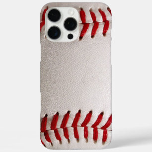 Coques iPhone 16 Pro Max Baseball et Softball Couture Rouge