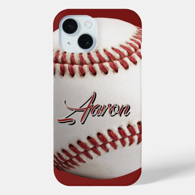Coques Case-Mate iPhone Baseball Personnalisé (Verso)