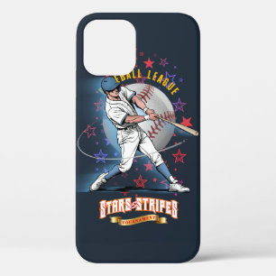 Case-Mate iPhone Case Baseball Stars & Stripes (Mode sombre)