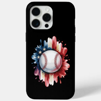 Coque Case-Mate iPhone Baseball USA Drapeau Américain Patriotique Sport V