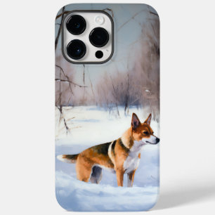 Coque Case-Mate iPhone Basenji Laisser neiger Noël