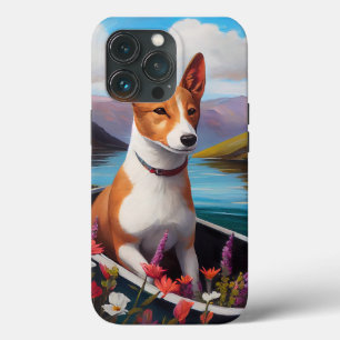 Case-Mate iPhone Case Basenji sur une pagaie : Une aventure pittoresque