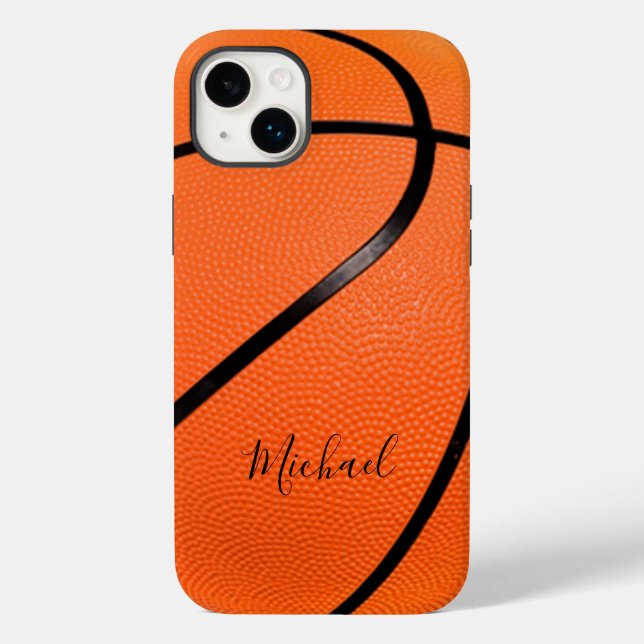 Coques Case-Mate iPhone Basket-ball Ajouter Votre Nom Personnel (Verso)