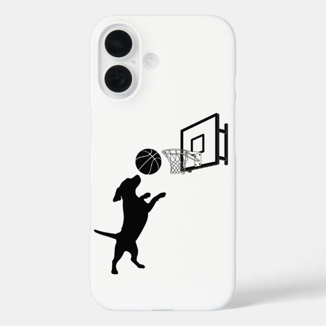 Coques Case-Mate iPhone Basket-ball animal de dessin animé (Verso)