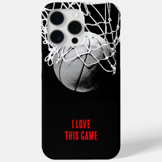 Coque Case-Mate iPhone Basket-ball Black & White Love