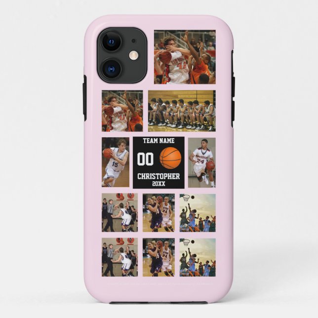 Coques Case-Mate iPhone Basket-ball féminin personnalisé (Dos)