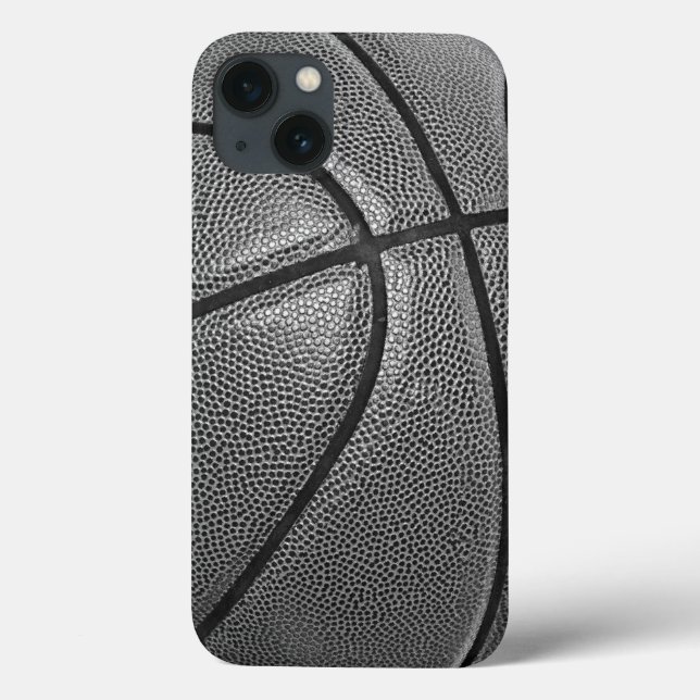 Coques Case-Mate iPhone Basket-ball noir et blanc (Verso)