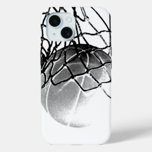 Coque Case-Mate iPhone Basket-ball noir et blanc