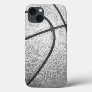 iPhone 13 Coque Basket-ball noir et blanc