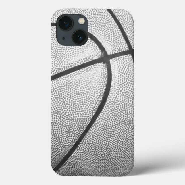 Coques Case-Mate iPhone Basket-ball noir et blanc (Verso)