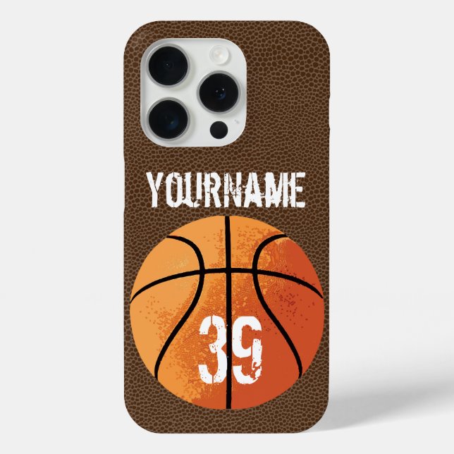 Coques Case-Mate iPhone Basket-ball (personnalisable) (Verso)