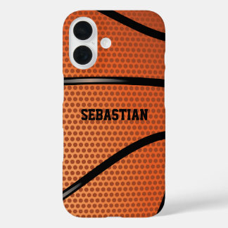 Coque Pour iPhone 16 Basket-ball personnalisé