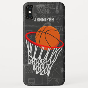 Coque Case-Mate iPhone Basket-ball personnalisé et cercle de tableau