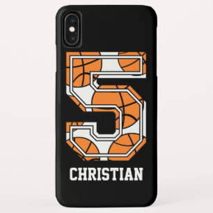 Coque Case-Mate iPhone Basket-ball personnalisé numéro 5