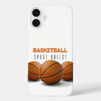 Coque Pour iPhone 16 Plus Basket-ball | Règles sportives