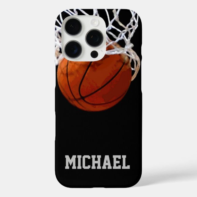 Coques Case-Mate iPhone Basket-ball Votre nom (Verso)