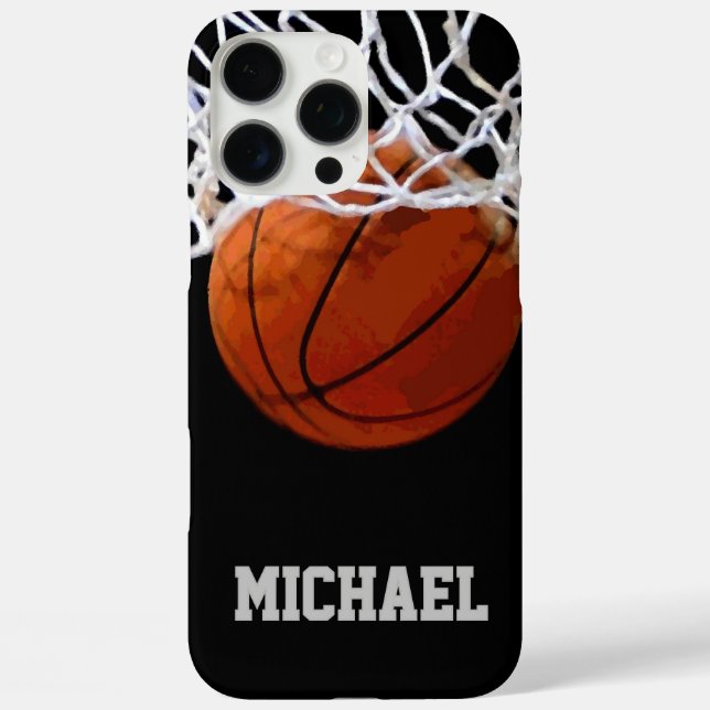 Coques Case-Mate iPhone Basket-ball Votre nom (Verso)