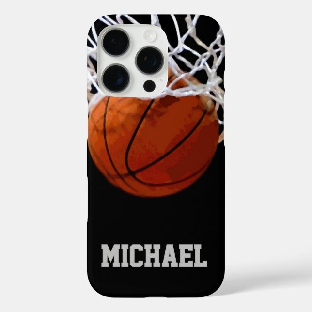 Coques Case-Mate iPhone Basket-ball Votre nom (Verso)